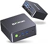 GMKtec G11 Mini PC AMD Ryzen Embedded R2514 3 Year Support 4C/8T up to 3.7GHz (Beats 3500/N95/N150) 16G DDR4 512G PCIe 3.0 SSD Dual 2.5G LAN/WiFi 6E/Triple 4K Display for Office/NAS/Soft Router