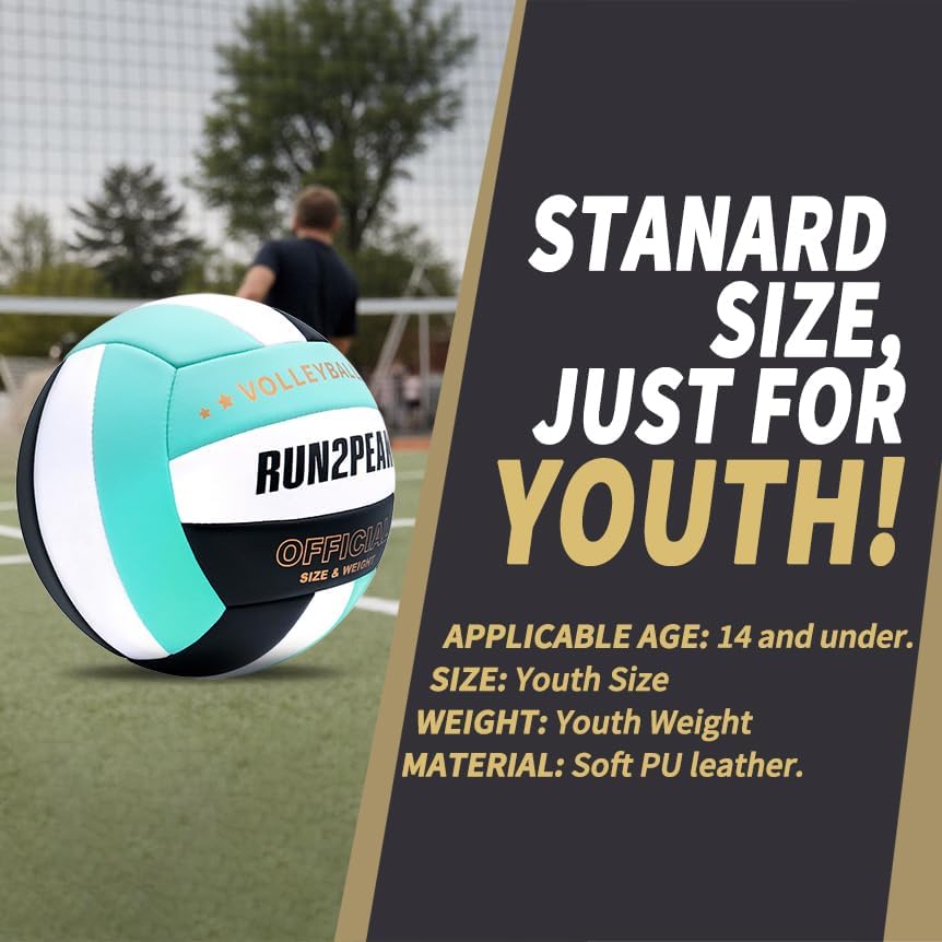 Miniatura 4 de Pelota de voleibol suave, tamaño oficial 5, pelotas de voleibol para interiores y exteriores, playa, piscina, juego para jóvenes, adolescentes,