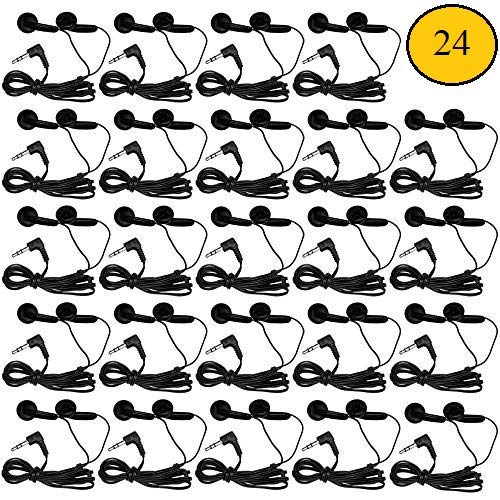 Everyday Wholesale Earbuds Bundle Bulk in-Ear Earphones 24 Pack