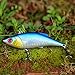 Sougayilang Fishing Lures Swimbait Vibe Crankbaits for Trout Bass Perch Musky Walleye Fishing-Style-F 10Pcs