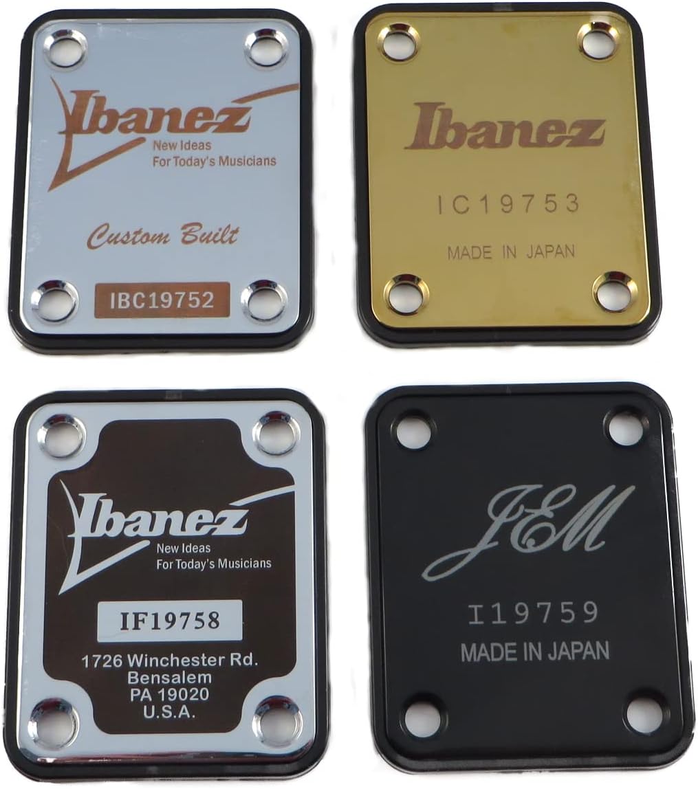 Ibanez Tribute Guitar Neck Plate Choose color and custom