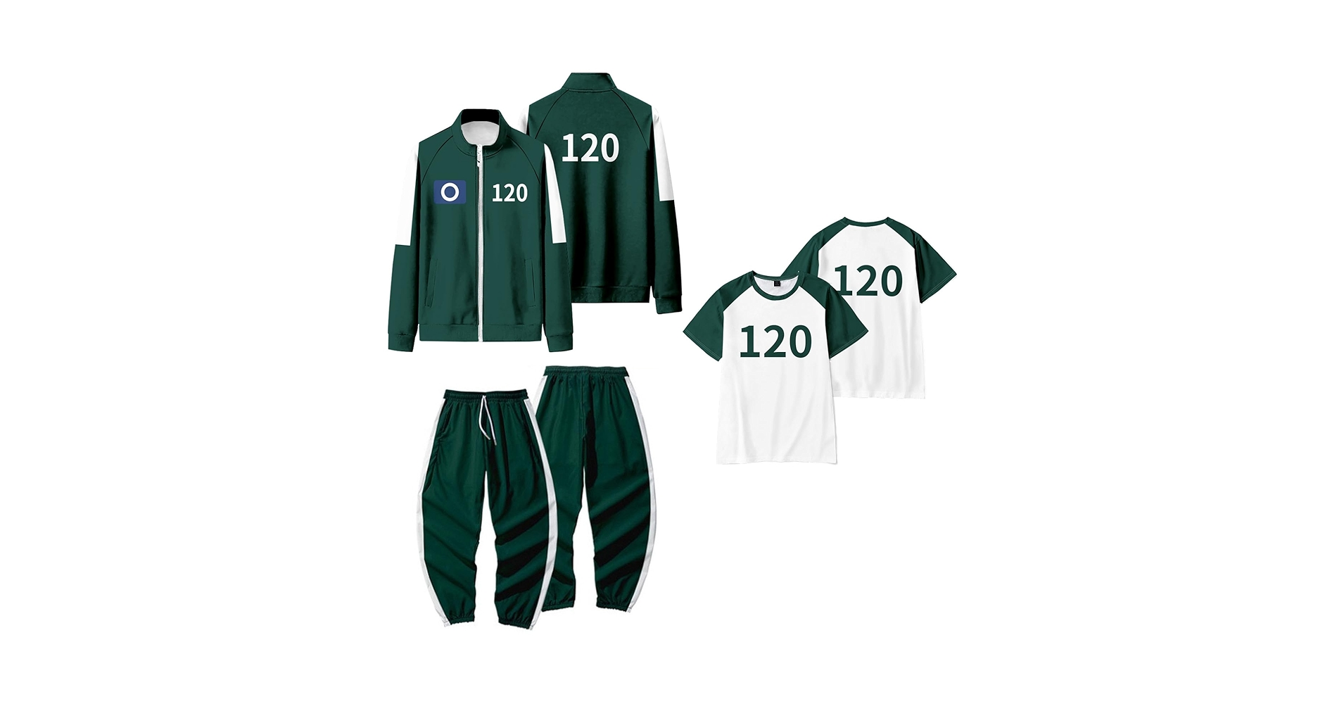 Amazon.co.jp: [Astrynexis] 韓国イカゲーム コスプレ衣装 3点