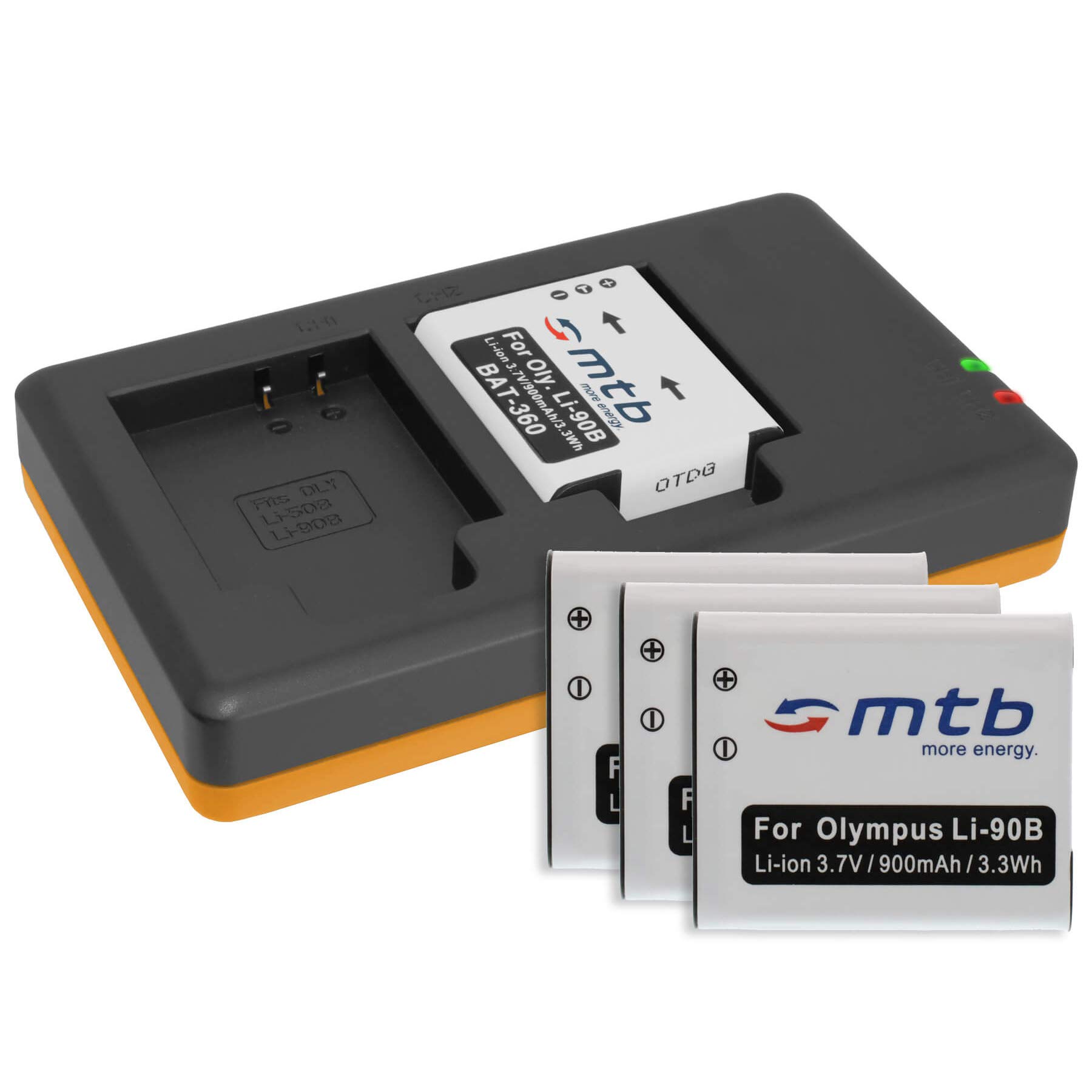 4X Akku + Dual-Ladegerät (USB) Typ DB-110 DB110 kompatibel mit Ricoh GR III, G900(SE) / WG-6
