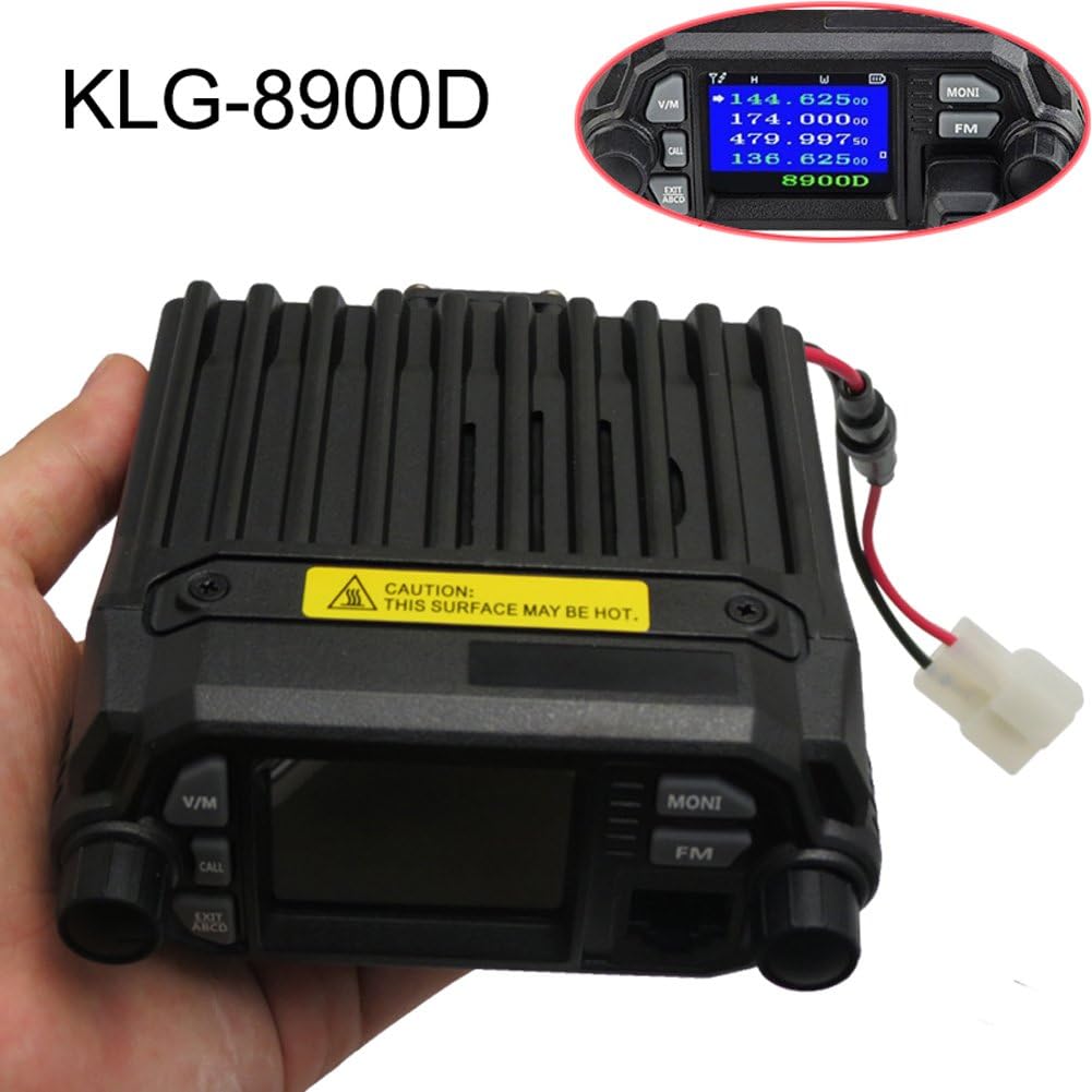 Mini Color Screen Quad Standby 25W HF VHF UHF Mobile Radio Transceiver