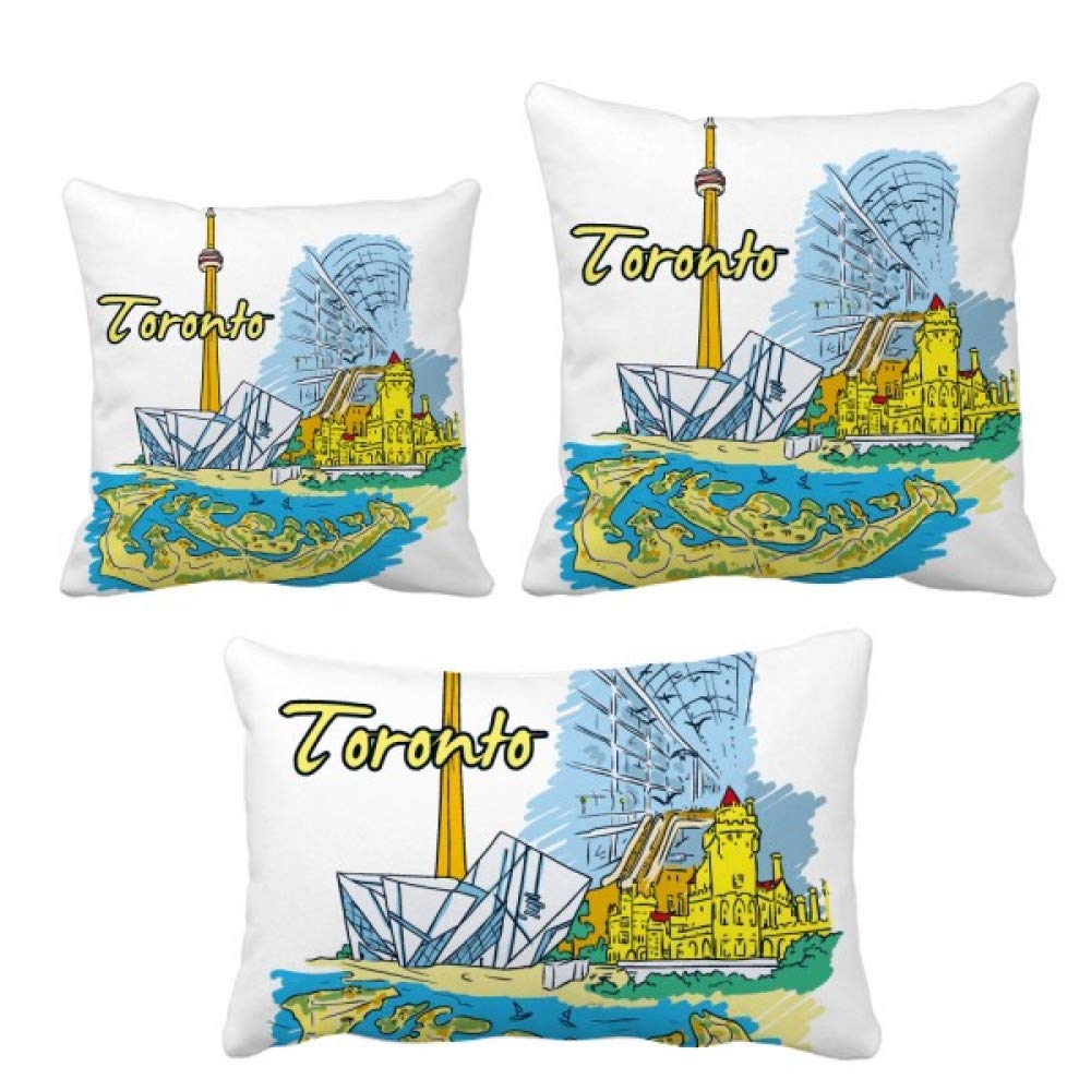Parure de coussin Canada Toronto pour décorer un canapé moderne