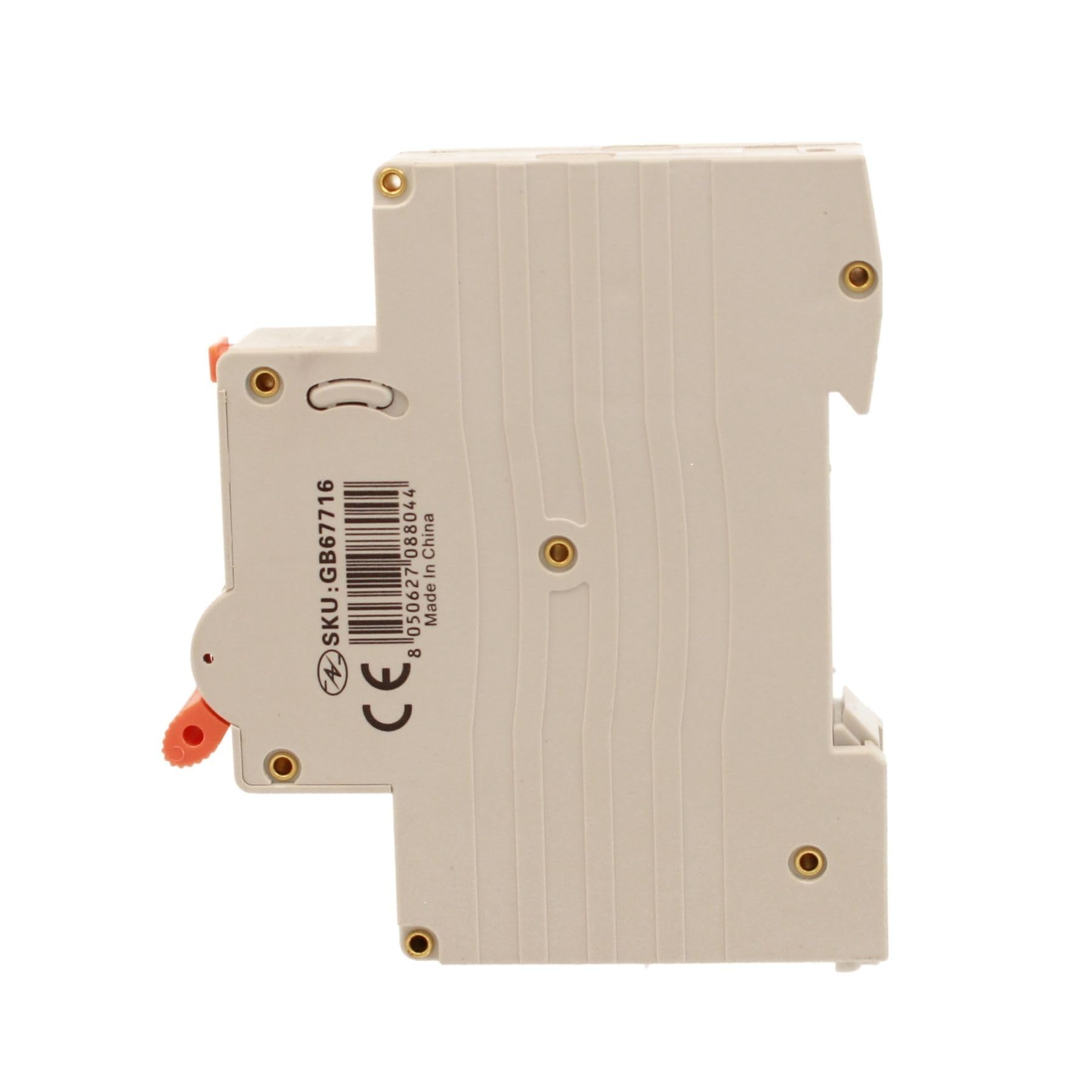 Interruttore Differenziale Magnetotermico 10mA Per Zone Umide, 16A C16, RCBO Tipo A Curva C, 1 Modulo DIN, 1P+N 6kA 220V, Serie PL8HT Professionale