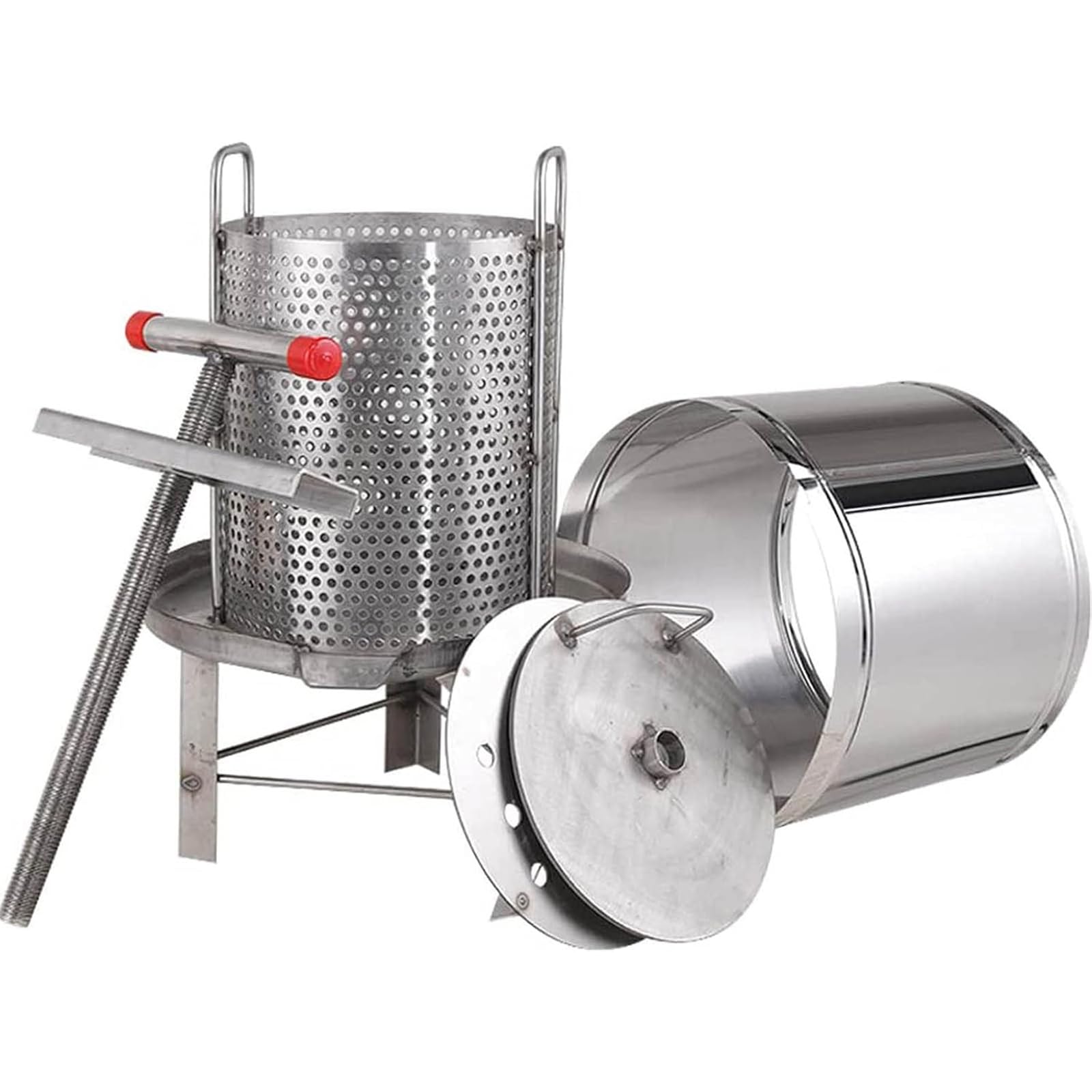 Extractor de miel, centrífuga de tambor giratorio de acero inoxidable de 4 marcos, para apicultura y uso comercial