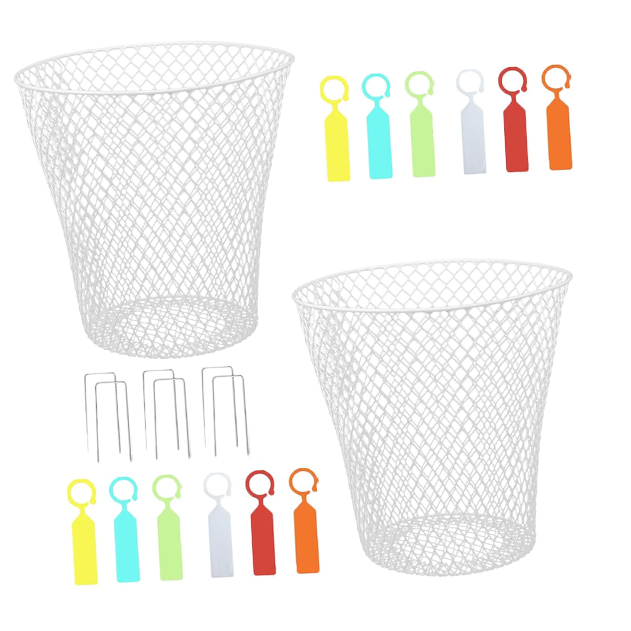 Cloche pour plantes en fer HEMOTON | Lot de 2 cloches de jardin pour protéger vos légumes