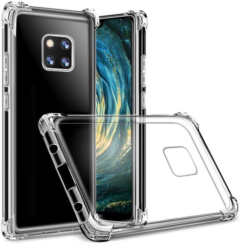 Compatible Huawei mate 20 pro Case, include Shock Absorption Hard case with 4 Corners Protection and Slim Simple Fully Protective Design Soft TPU Cover for HUAWEI mate 20 pro