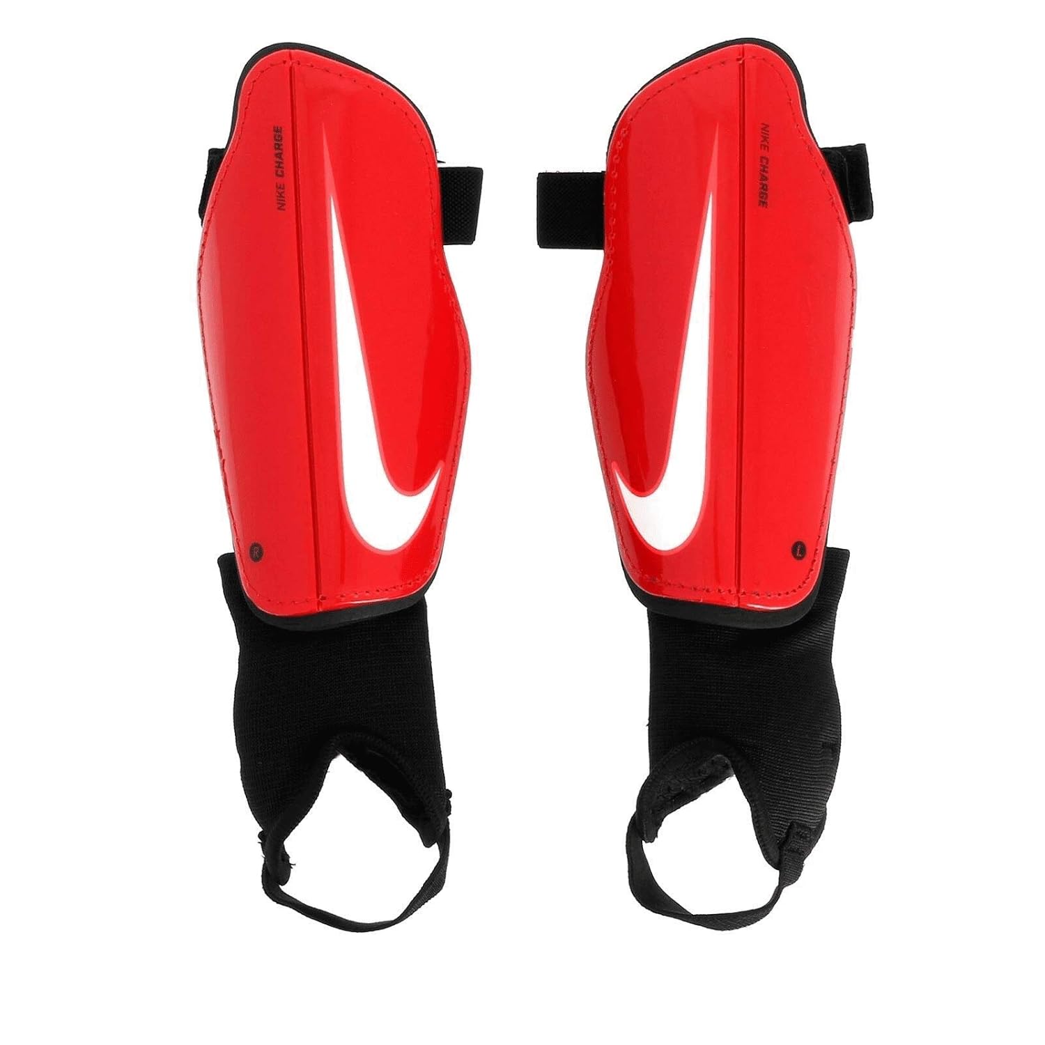 Buy Nike Youth Charge Soccer Shin Guards (Red/Black, Large) Online at
