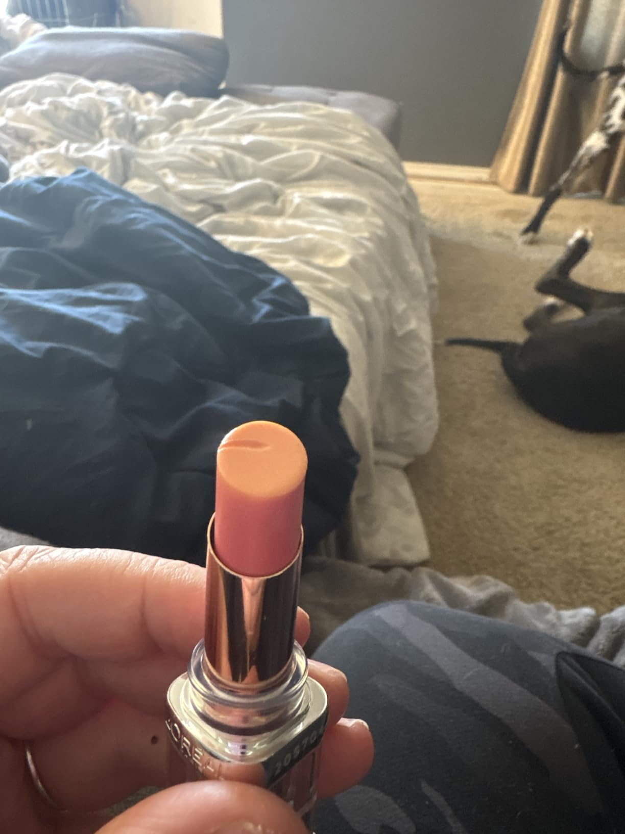 L'Oreal Paris Makeup Colour Riche Plump and Shine Lipstick, for Glossy, Radiant, Visibly Fuller Lips with an All-Day Moisturized Feel, Wild Fig Plump, 0.1 oz