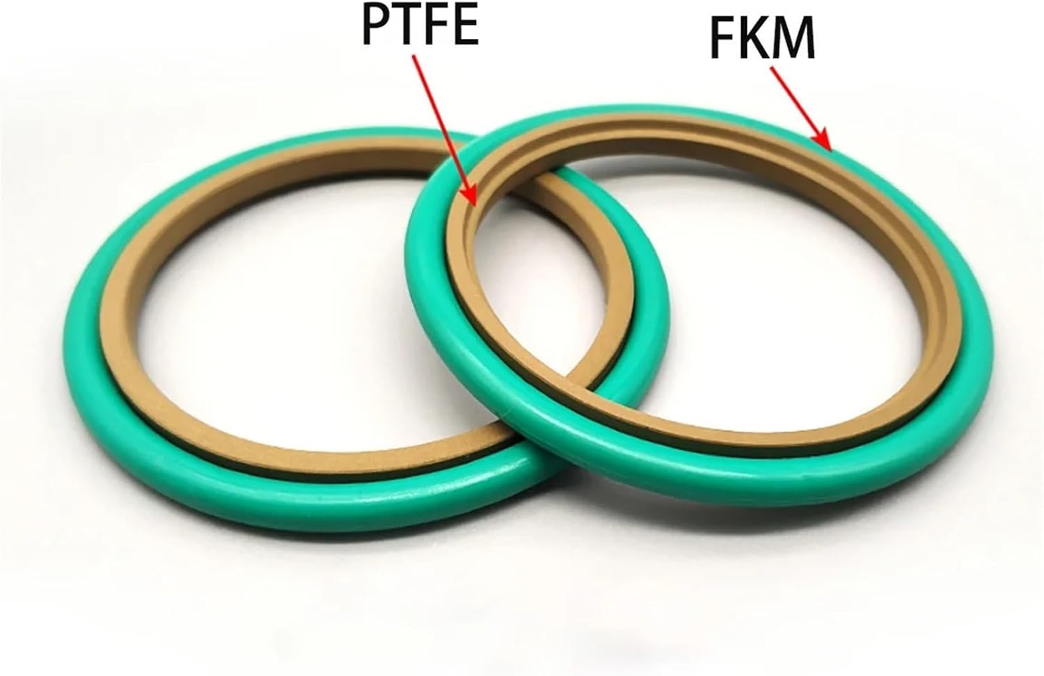 1PCS Step Seal Rotary Joint Oil Seal O-ring Piston Rod Seal Ring High Temperature Type ID20~35mm OD27.5~42.5mm CS 3.2mm(30x37.5x3.2mm)