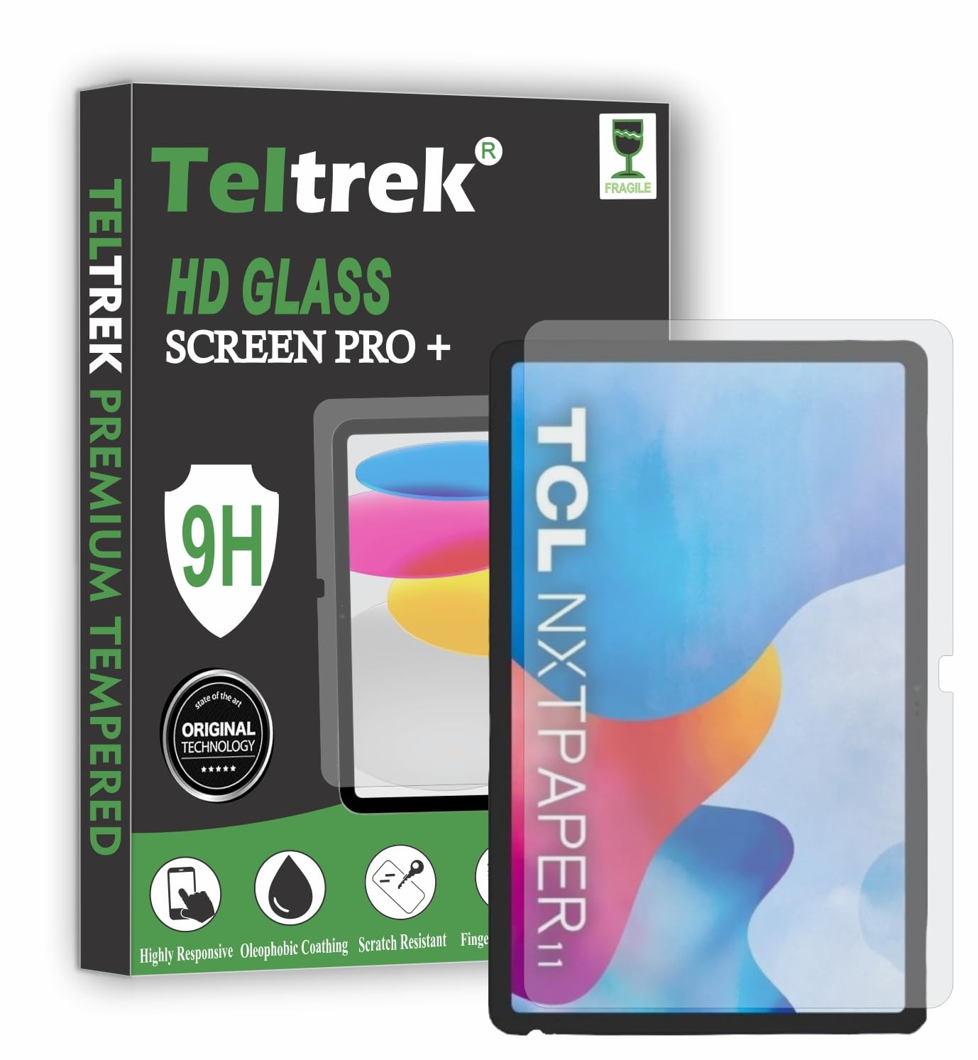 Screen Guard Compatible With Tcl Nxtpaper 11 (10.95 Inch) Flexible 9H Hardness Fiber Screen Protector Not a Tempered Glass.