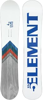 5th Element Dart 2 Men's Wide Freeride All-Mountain Snowboard - Hybrid Rocker/Camber for Beginner & Intermediate Riders