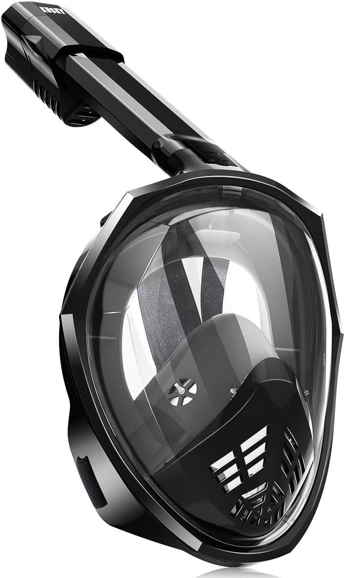 KUSKY Full Face Snorkel Mask [2018 Upgrade] New Foldable Snorkeling Mask with