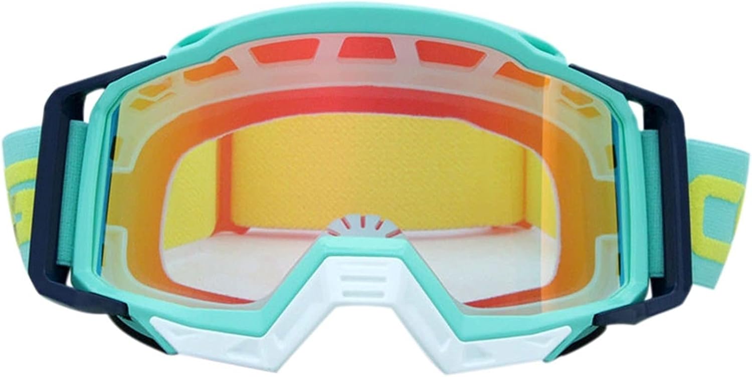 Motorcycle Goggles for Motocross Dirt Bike ATV Ski Scooter Multicolor