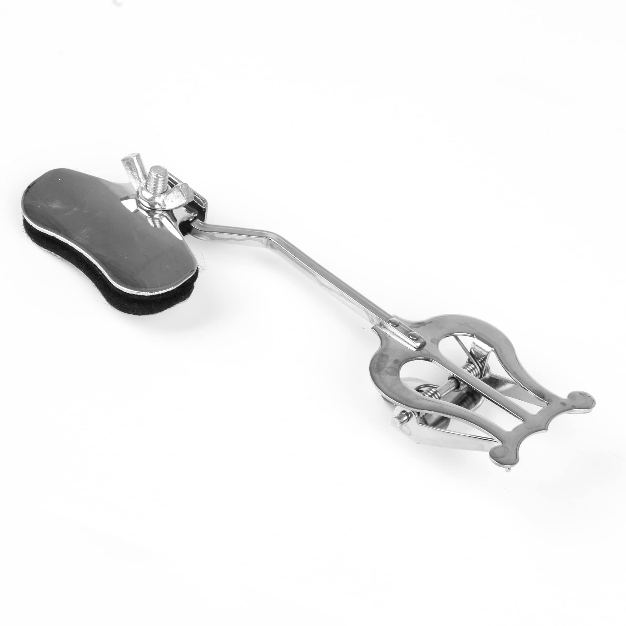 Emptty Trumpet Marching Clamp-On Lyre, Silver Trumpet Clamp on Lyre for Trumpet Trombone