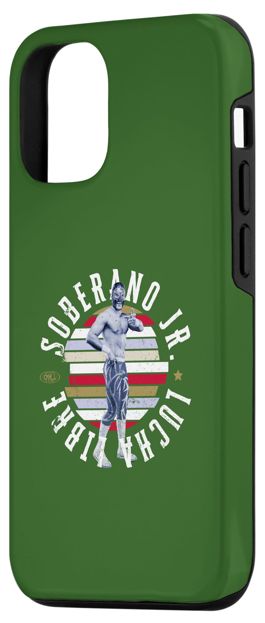 iPhone 14 Soberano Jr. Mexican Luchador Ideal for men and women. Case - Image 2