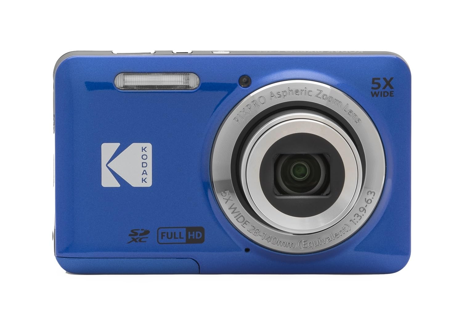 Amazon | Kodak PIXPRO FZ55 デジタルカメラ(ブルー) + ブラック