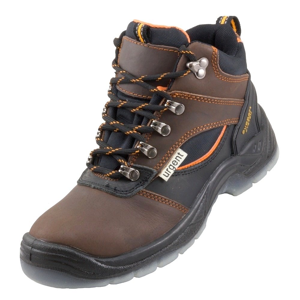 URGENT Buty robocze buty ochronne model 120 S1 EN ISO 20345 nowe + oryginalne opakowanie, brązowy, 42 EU
