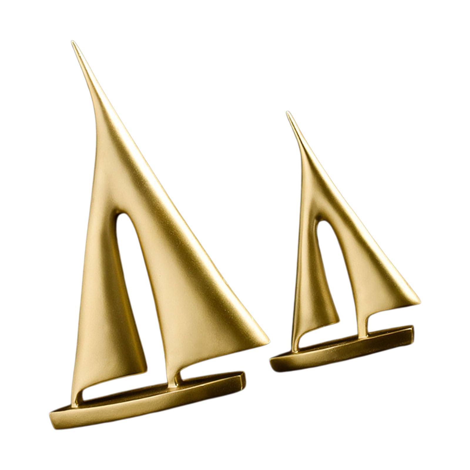 Figurine abstraite et ornement de bateau côtier pour étagère et table basse