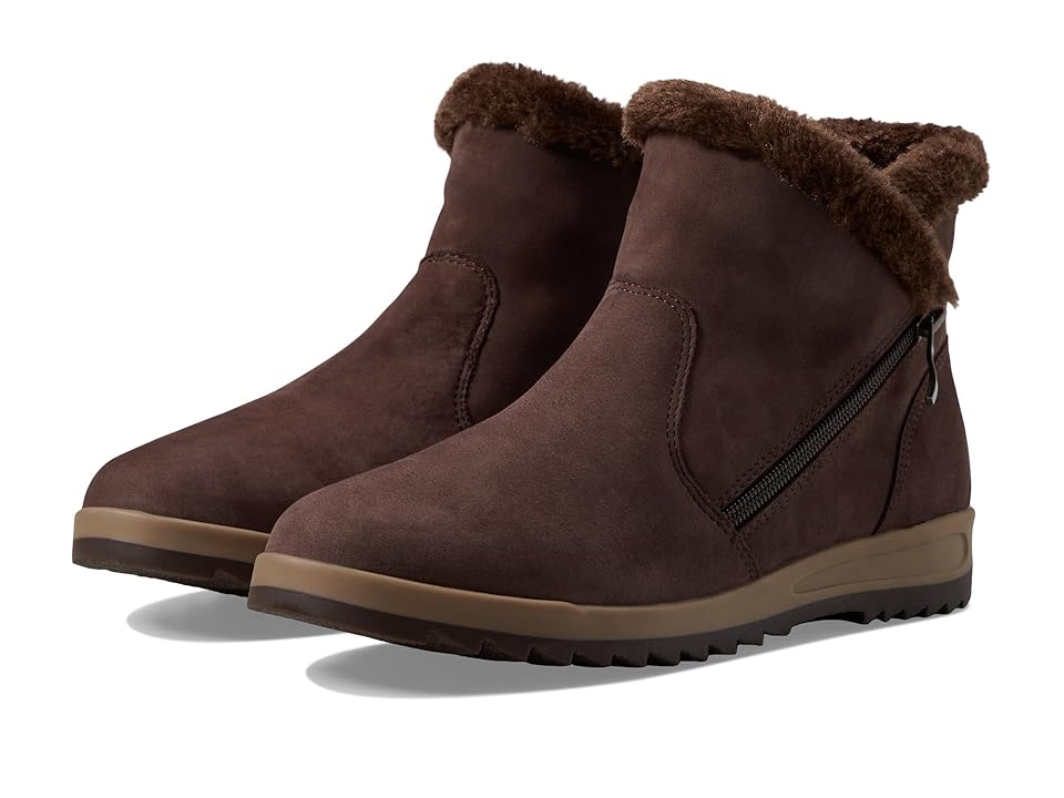 David Tate Bacilia (Brown Nubuck Leather) Women's Boots INTERNATIONAL SHIPPING