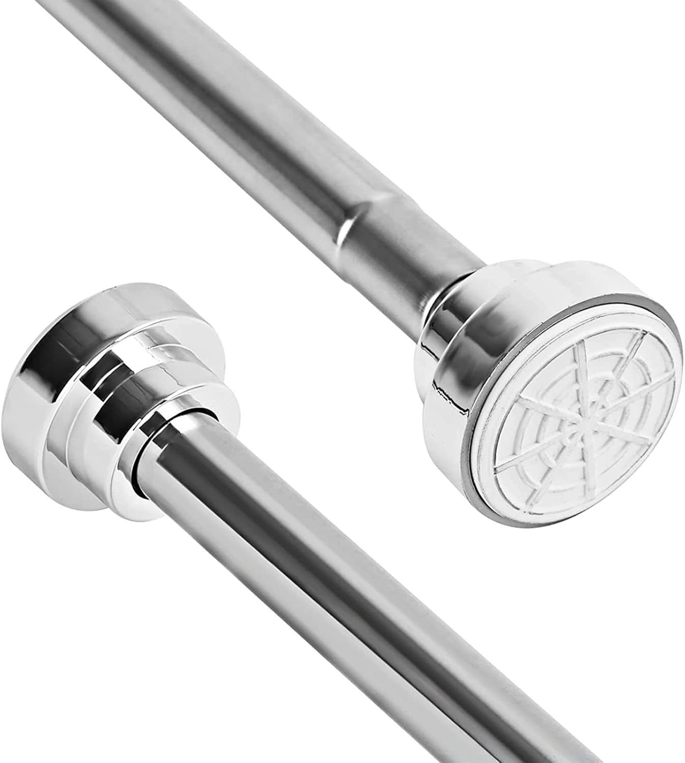 PetHot Shower Curtain Tension Rod Extendable 5585 cm Stainless Steel