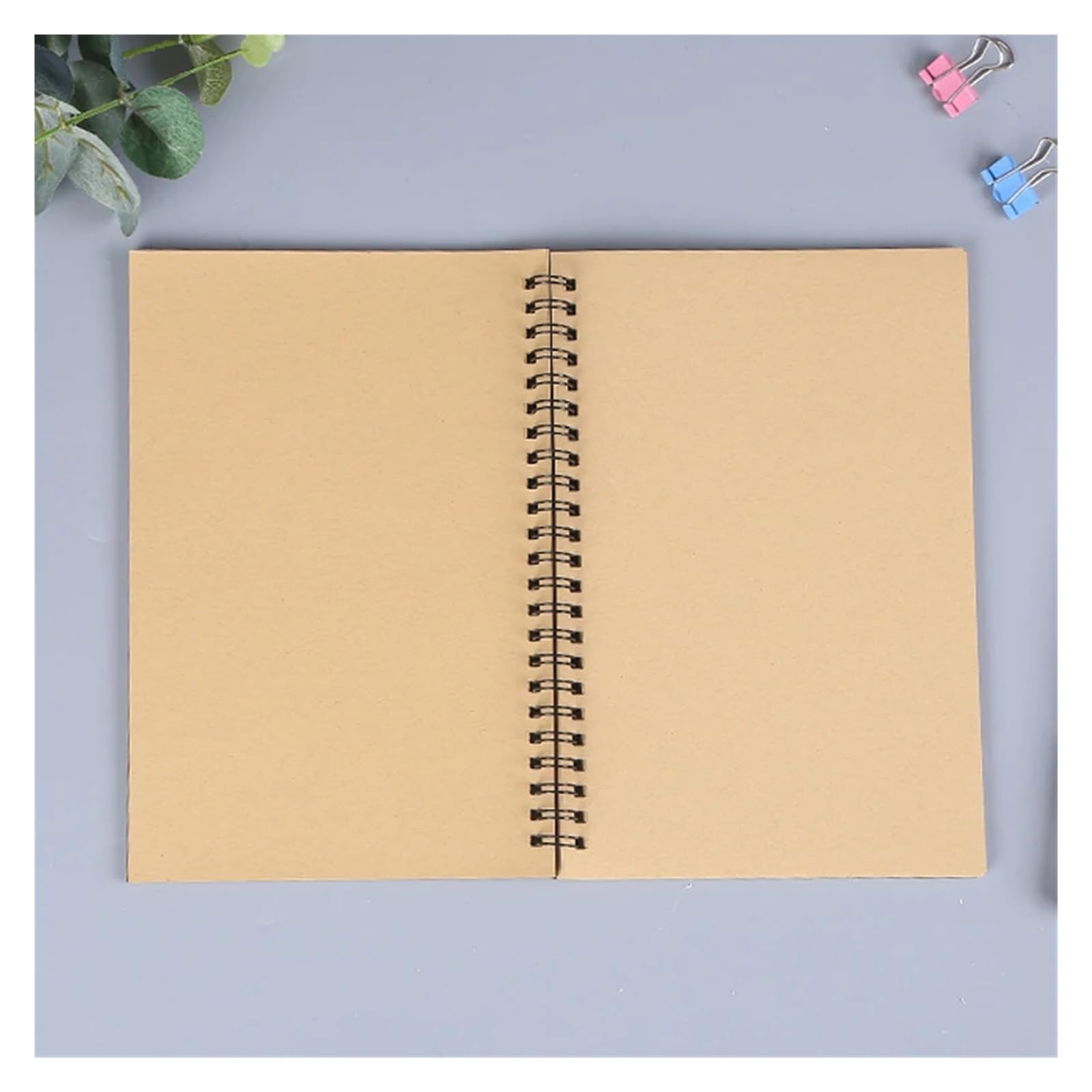 Inspirierendes Notizbuch 3 stücke Buch Retro Spirale Spule Kraft Papier Notebook Sketchbuch Malerei Tagebuch Zeichnung Malerei Graffiti Büro Schule Schreibwaren(Black-Khaki Inner,12x18cm-50 sheets)