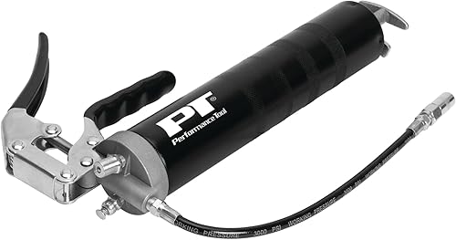 Pistola engrasadora profesional Performance Tool W54204 de 14oz con empuñadura de pistola, solución de lubricación ergonómica y eficiente para