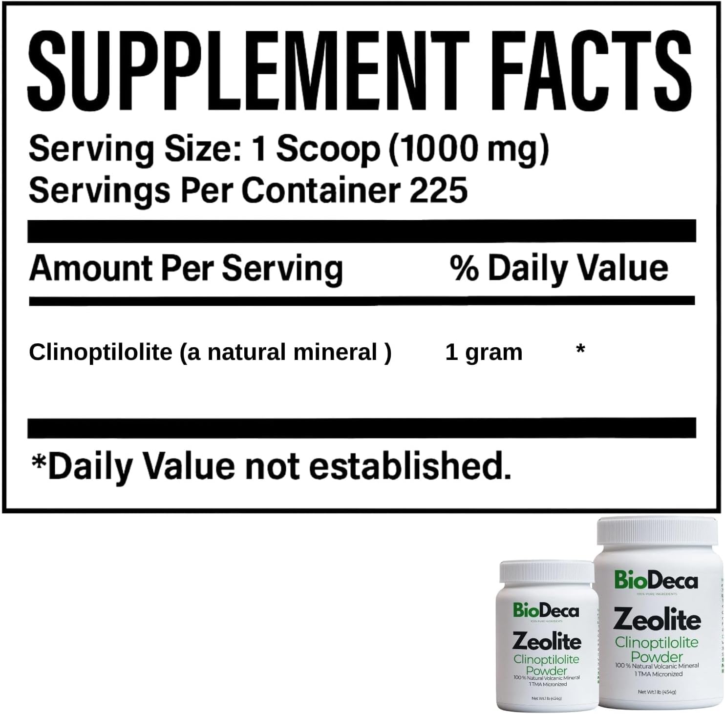 Premium Natural Zeolite Clinoptilolite Powder 95% Micronized ¥ Ultra Fine Mineral Supplement for Daily Digestive Support & Internal Balance - Image 2