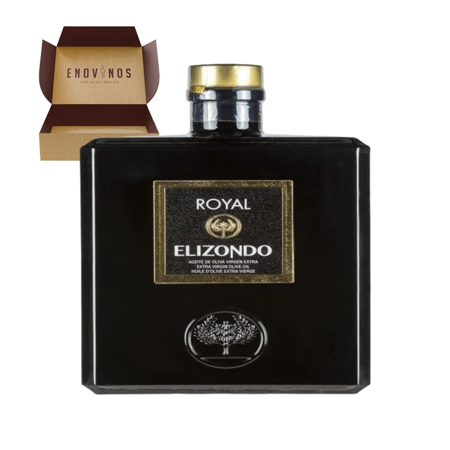 ELIZONDO - Aceite de Oliva Virgen Extra Premium Royal - Nueva Añada - 1000 ml - Mejor Seleccion ENOVINOS