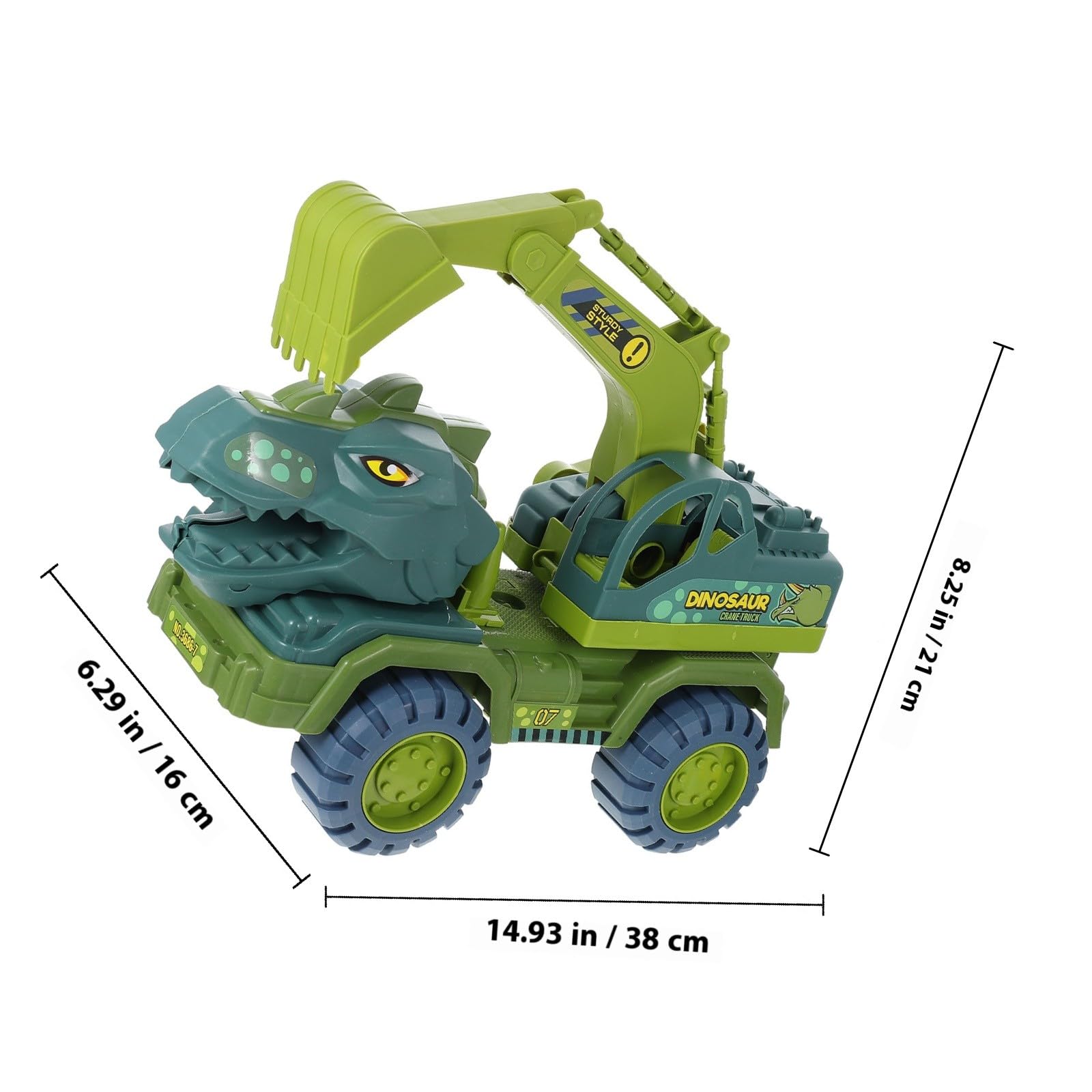 GALPADA Giocattolo Inerziale Dinosauro Grande per Ragazzo Ragazza Dai 3 Anni, Camion a Forma di Tirannosauro Resistente e Facile da Usare, Regalo Divertente per Feste a Tema Dinosauri