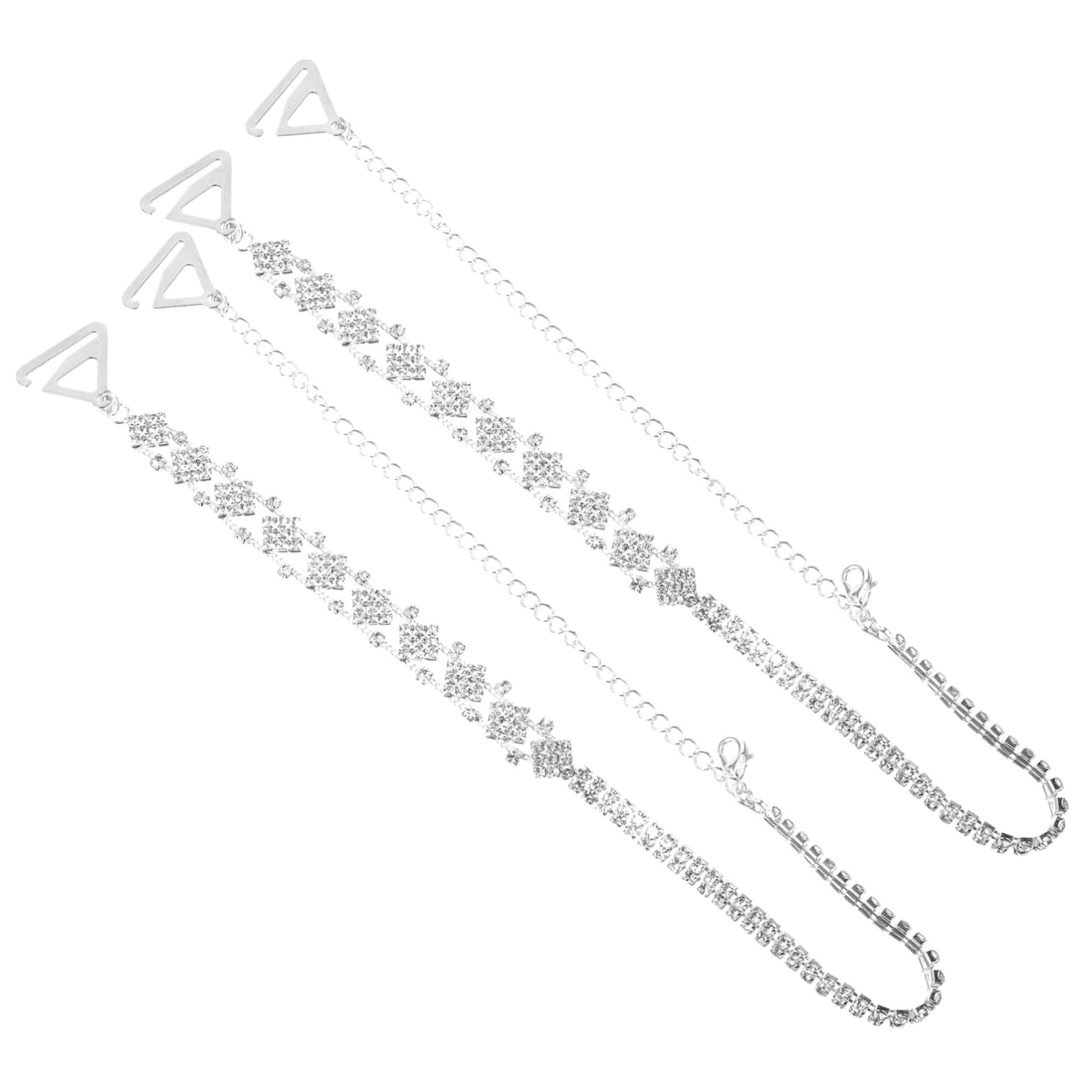 Homoyoyo Rhinestones De Invisible Y Ocasiones Especiales Ajustables Y Elegantes Perfectos