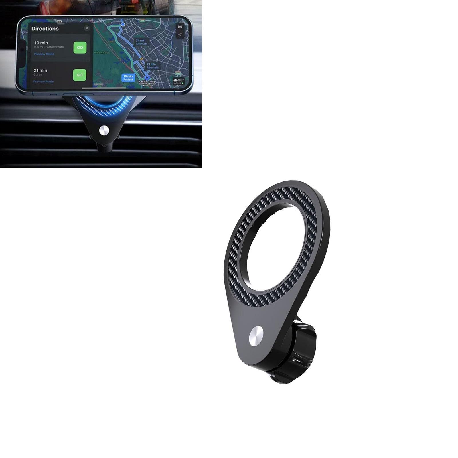 Generic Magnetic Car Phone Holder Compatible with iPhone 12 13 14 15 16 Car Mount Magnet Phone Holder