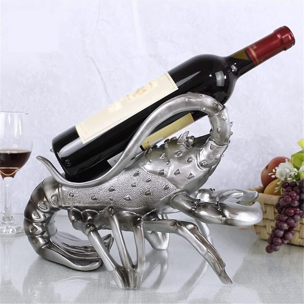 Lobster Shaped Wine Rack European-Style Home bar Cabinet Desktop Ornaments