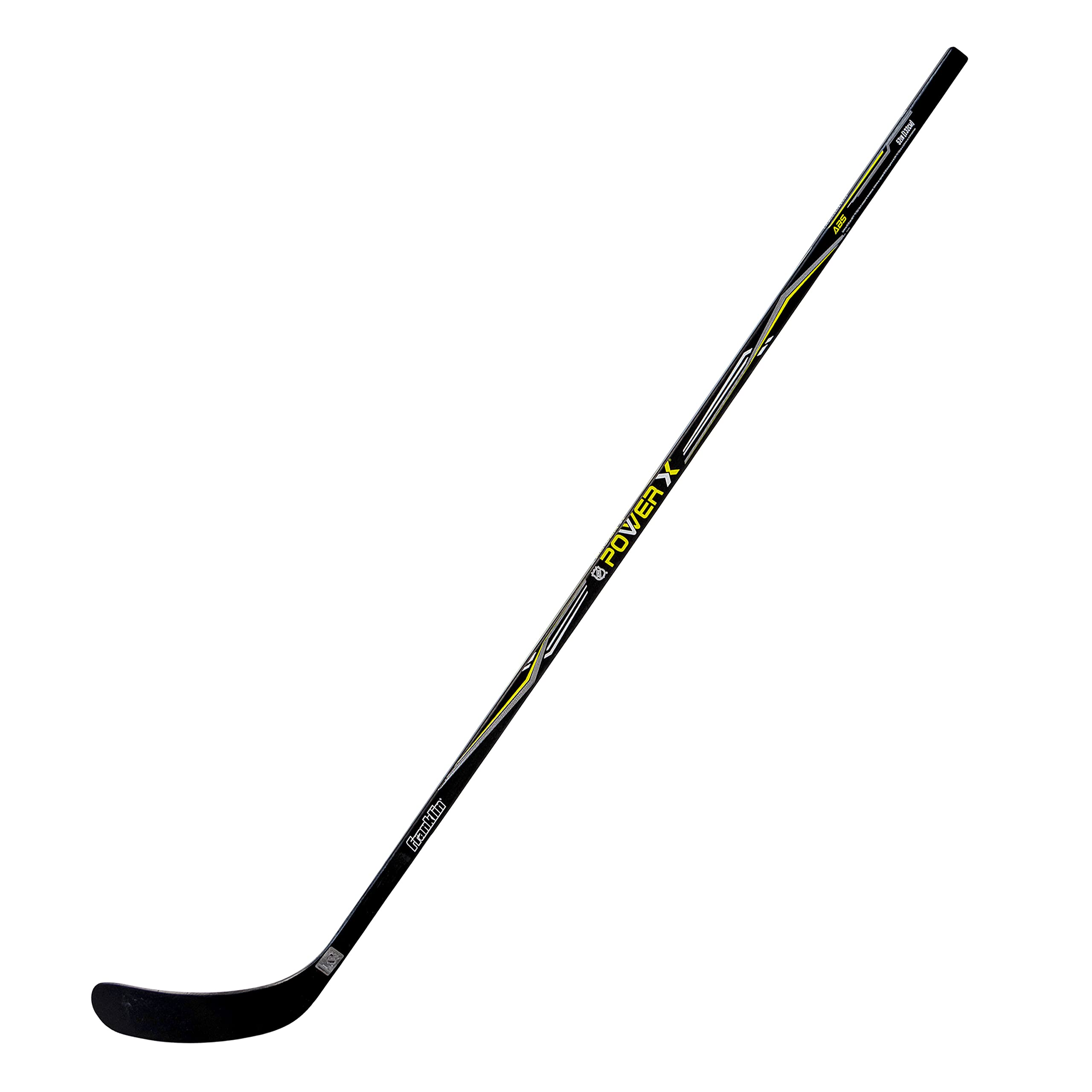 Franklin Sports Street Hockey Sticks - Ambush Junior Street Hockey Stick - Wood and Fiberglass Shaft - ABS Blade - One Piece Stick - 46", 52", 58"