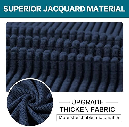 Miniatura 3 de 2 fundas para silla, fundas para silla de sala de estar, sofá, funda de sofá con fundas de cojín individuales, fundas de muebles para sillas con