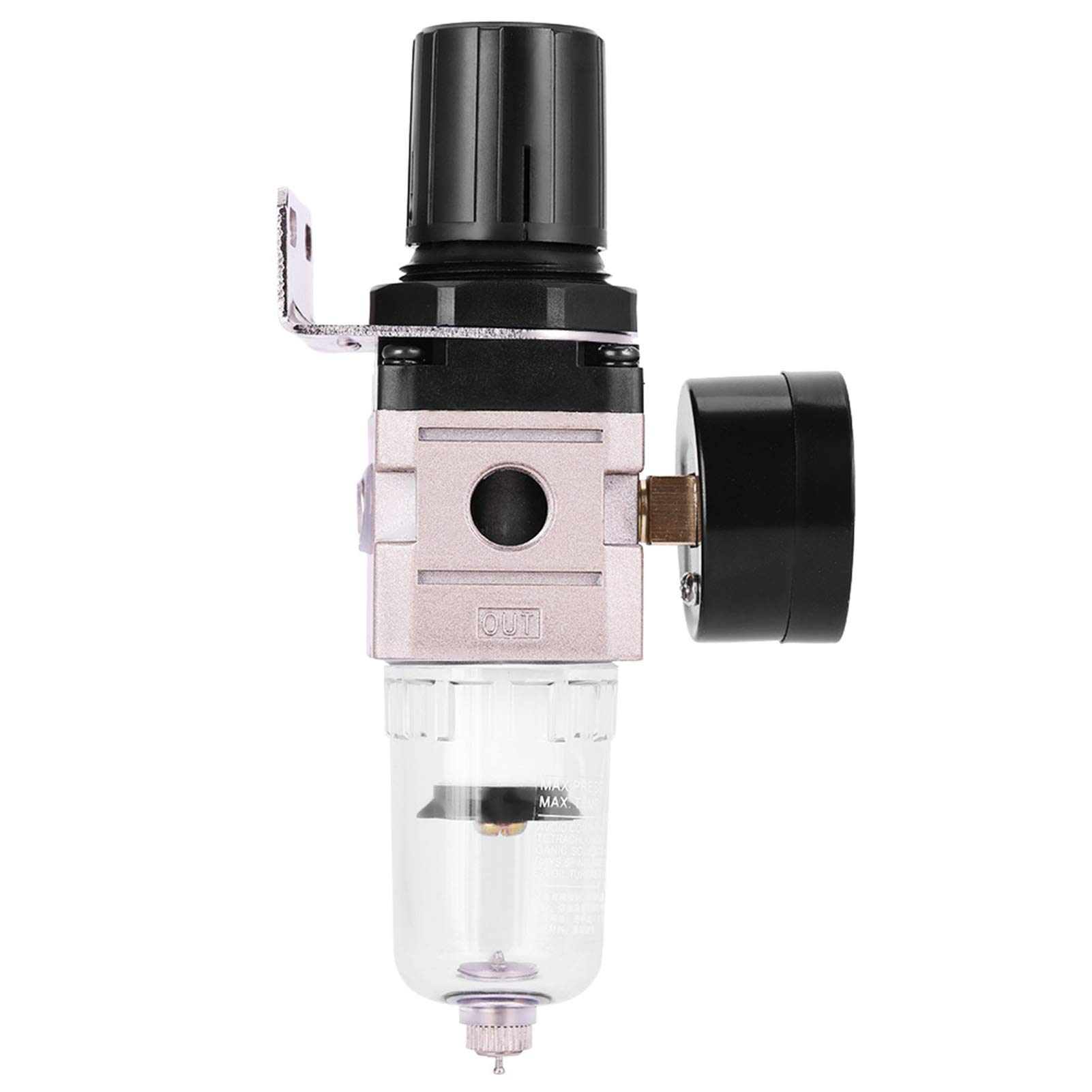Régulateur de Pression de Filtre, AW2000-02 Régulateur de Pression de Filtre Unité de Traitement de Source D'air Séparateur D'eau D'huile pour, Combos de Régulateur de Filtre