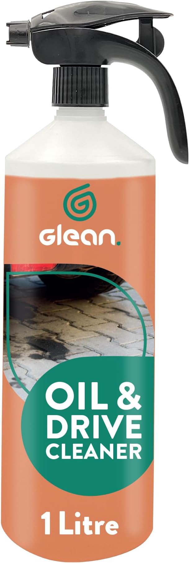 GLEAN Oil Driveway Restorer | 1 Litre | Heavy-Duty Oil Stain Remover, Tarmac Restorer For Driveways | Patio Cleaner, Efficient Resin Driveway Cleaner and Break up Degreaser