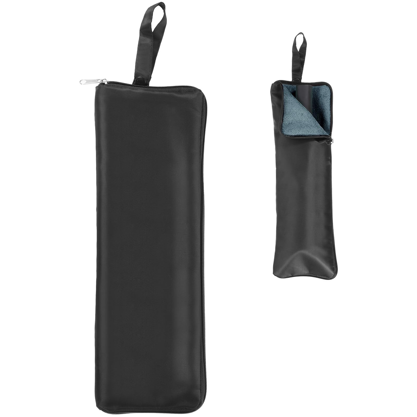 Sac de parapluie humide uxcell en tissu Oxford imperméable noir pour transport propre
