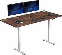 Vista 20 de VIVO DESK-KIT-E2B1B - Escritorio eléctrico de pie con motor doble, ajuste de altura de memoria, serie E2B, marco negro superior negro, DESK-KIT-E2B1B