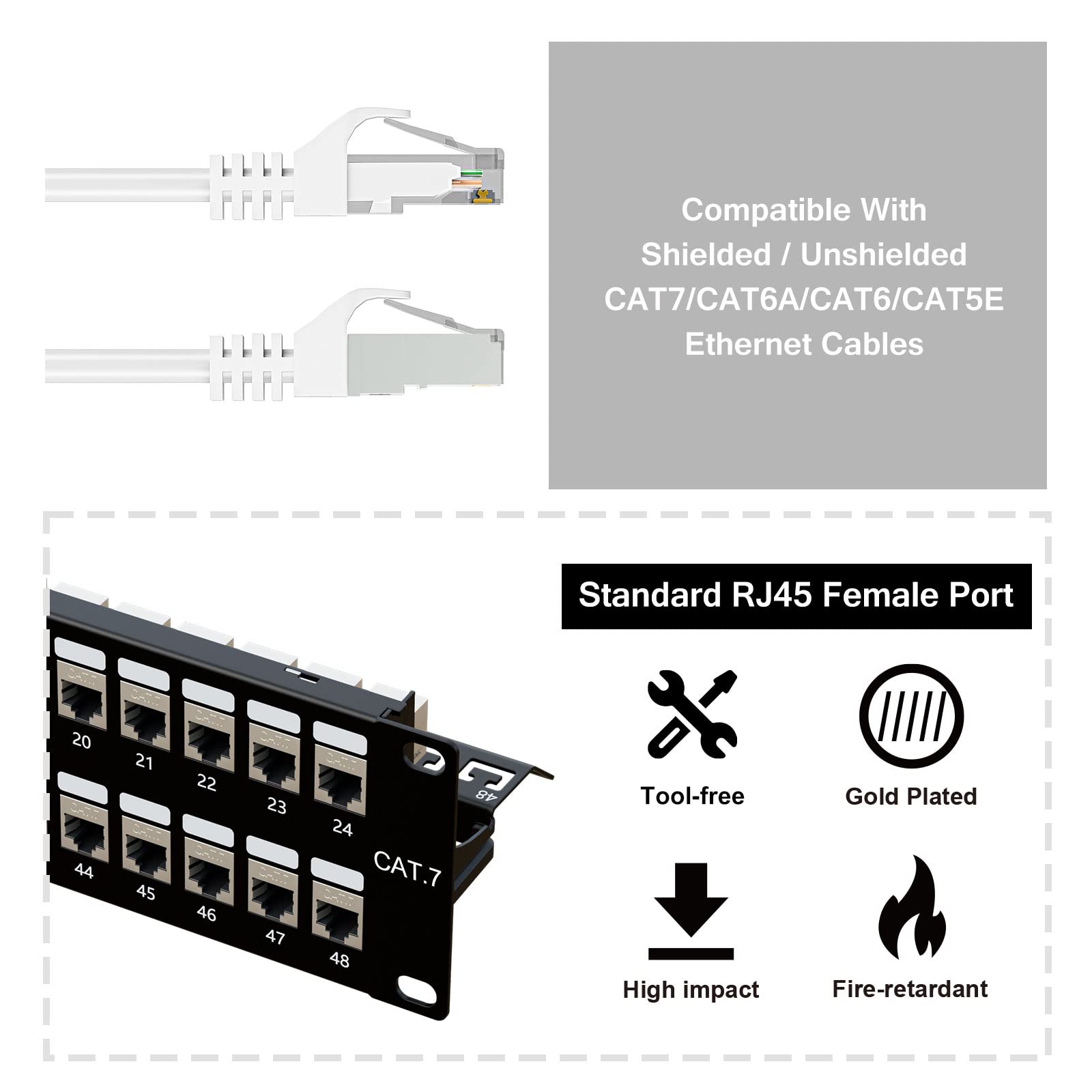 iwillink Category 6 Ethernet Cables