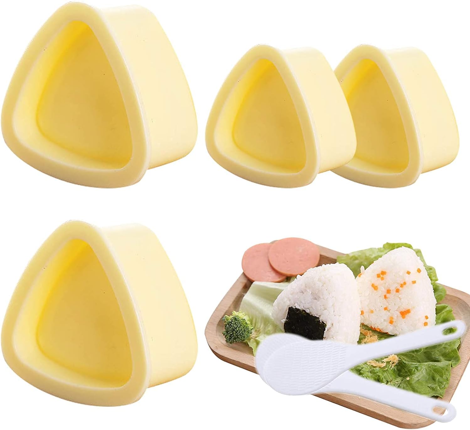 4個寿司型おにぎり型 寿司型おにぎり日本のお弁当型diyピクニックキッチン型三角おにぎり型おにぎり作り道具子供用diyおにぎり道具 激安セール 4個寿司型おにぎり型 寿司型おにぎり日本のお弁当型diyピクニックキッチン型三角おにぎり型おにぎり作り道具子供用diyおにぎり道具 激安セール