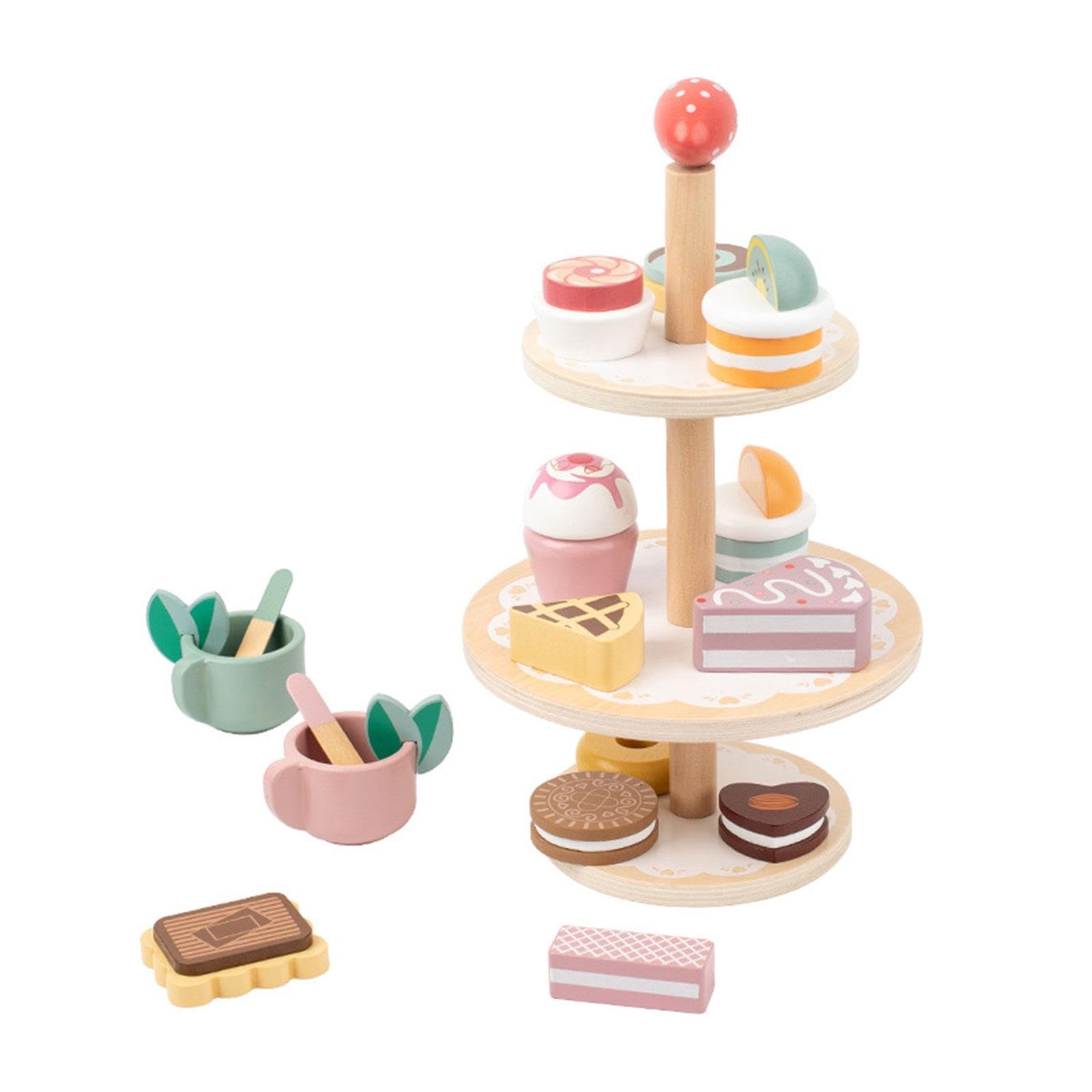 アフタヌーンティーセットのあみぐるみ スイーツ ケーキ