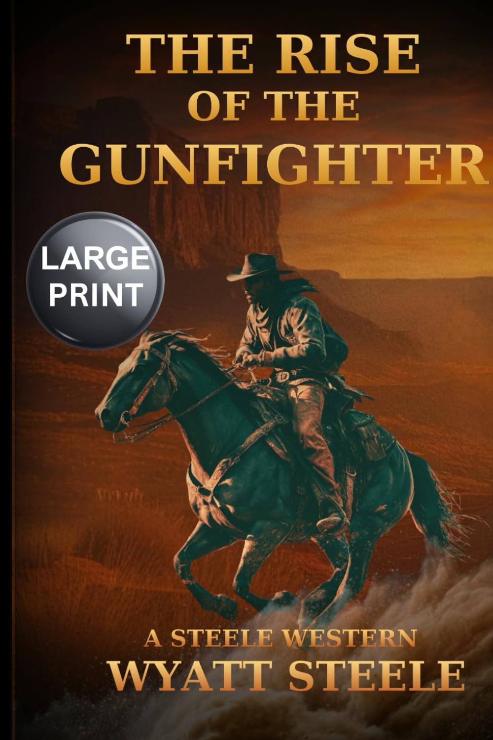 The Rise of The Gunfighter - LARGE PRINT: A Classic Western Novel: 4 (Trails of the Gunfighter - LARGE PRINT SERIES)