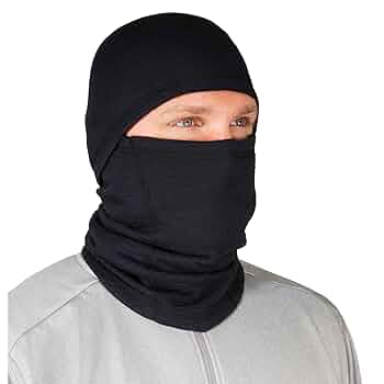 Deuxieme Classe CELERI/セルリFUR BALACLAVA Seirus Balaclava in Black for Cold Weather: Breathable Full