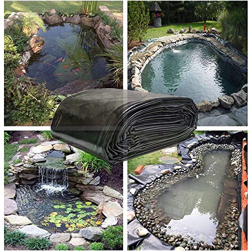 Xyl Pond Liner, Rubber Pond Liners, Tear-Resistant Butyl Pond Tarps For Ponds, Lakes And Retention Basins, 5X10M 6X10M 8X15M #TOP6