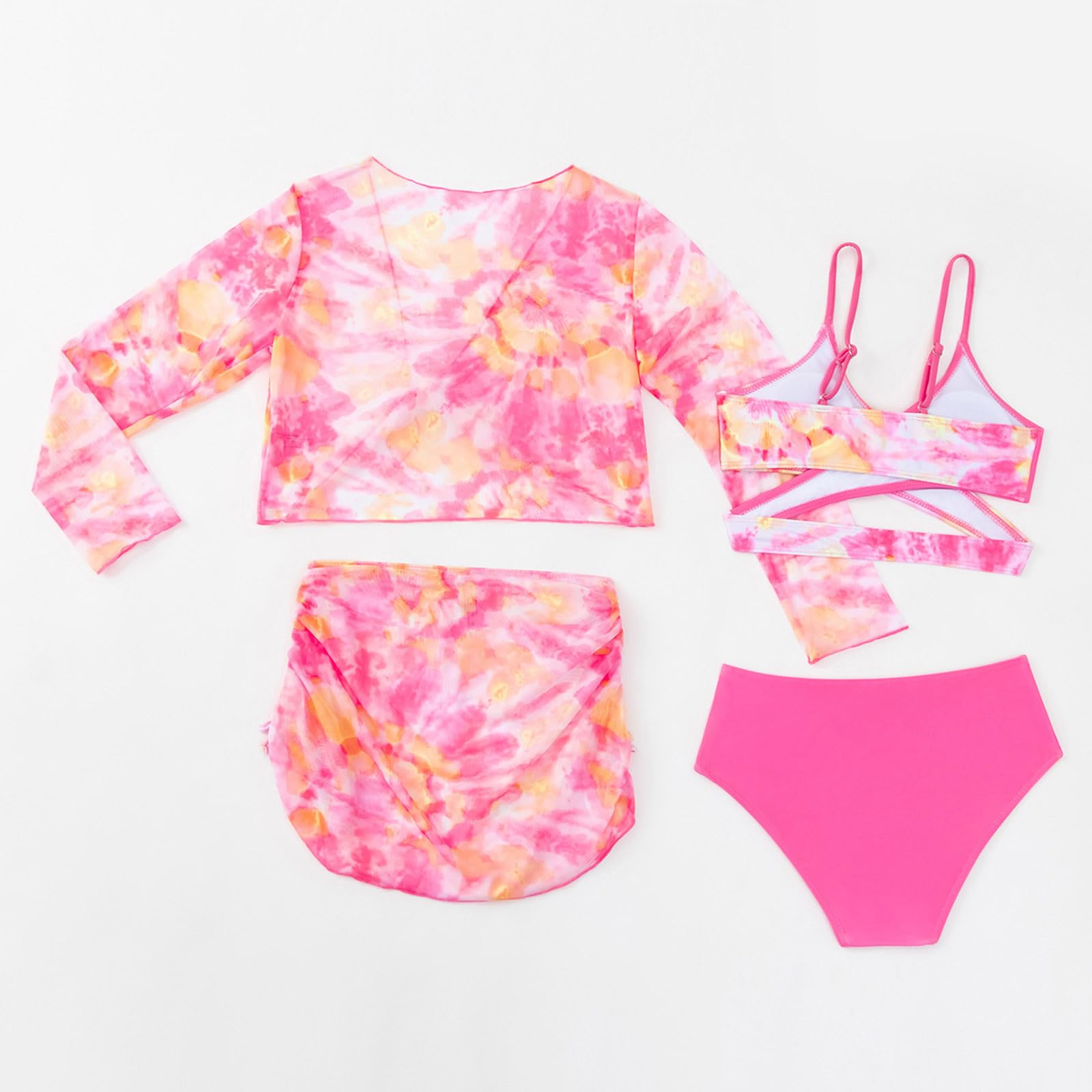 Maillot De Bain Bébé Fille,Maillot Enfant Fille 11 Ans Piscine Et Bonnet Haut Manches Longues + sous-Vêtement Short Vêtements Plage D'Été Tortues