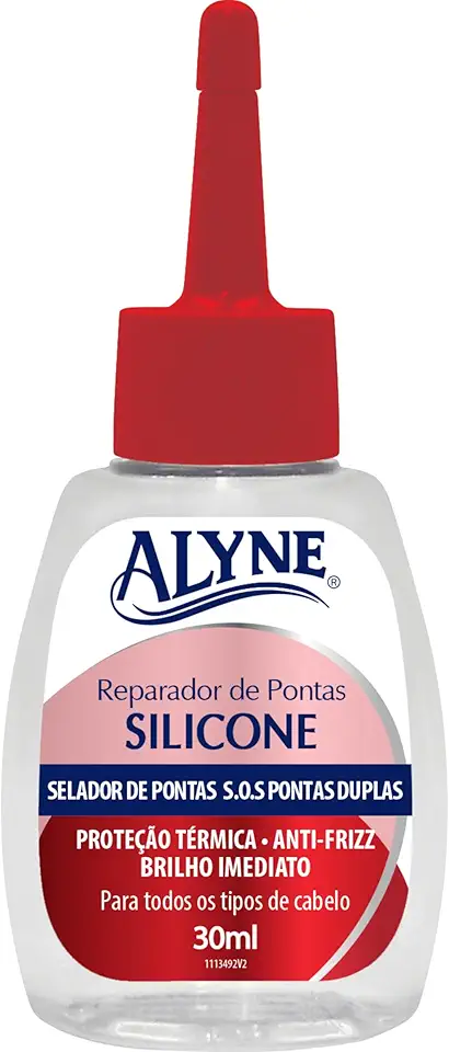 Alyne, Reparador de Pontas, Silicone, 30 ml, Vermelho