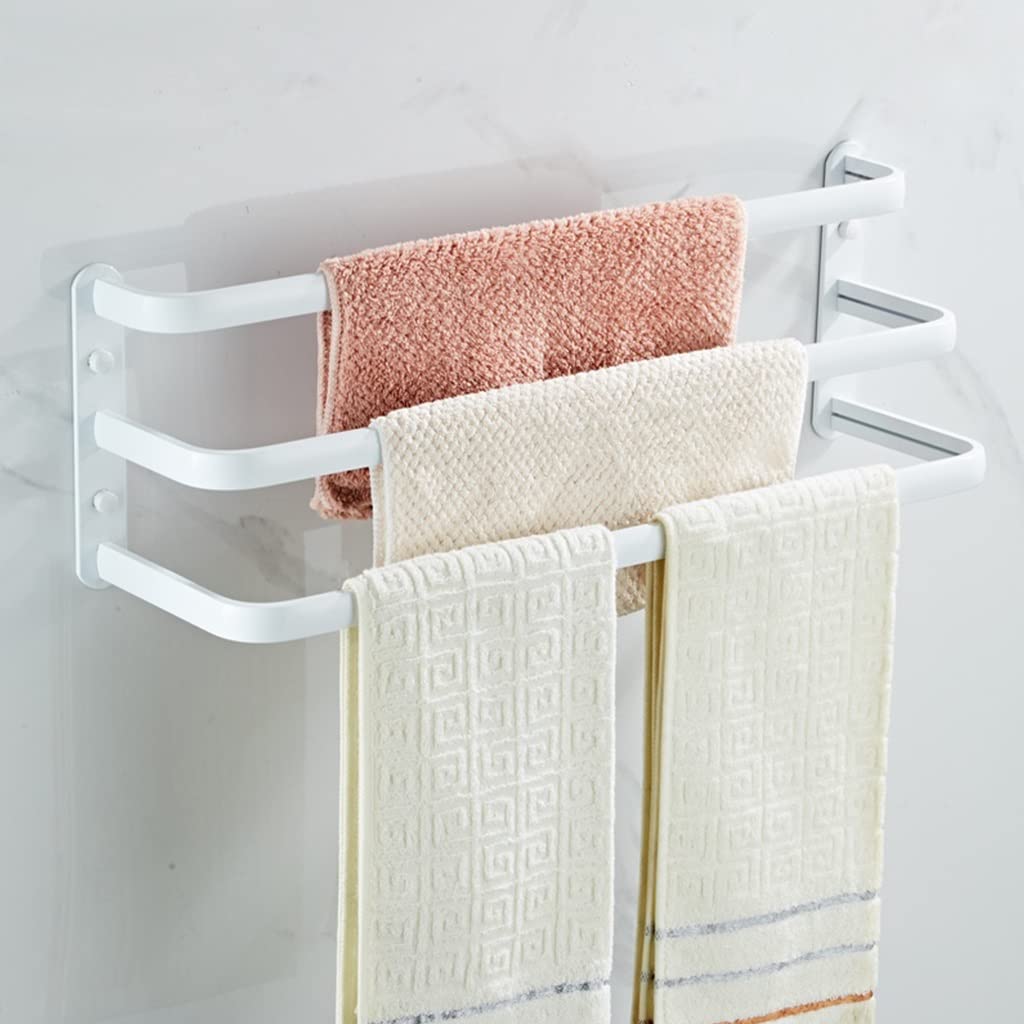 LMYSXAOZ Towel Rails Antique Space Aluminum Rack, Rail, Double Triple Single Rod Bathroom Hanging Bar Racks/Antique Pole 40Cm The New